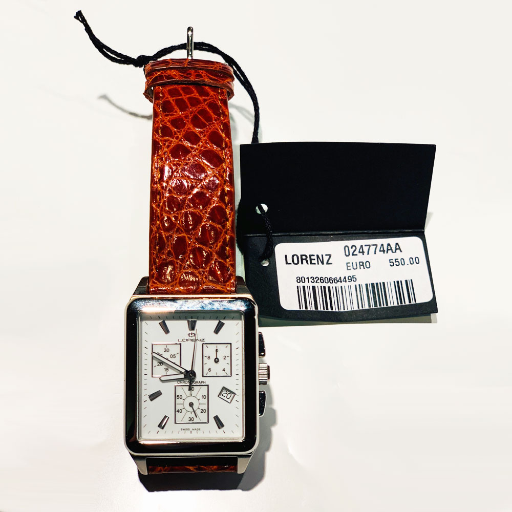 orologio-lorenz-cronografo-acciaio-cinturino-pelle-coocodrillo-gioielleria-berluti